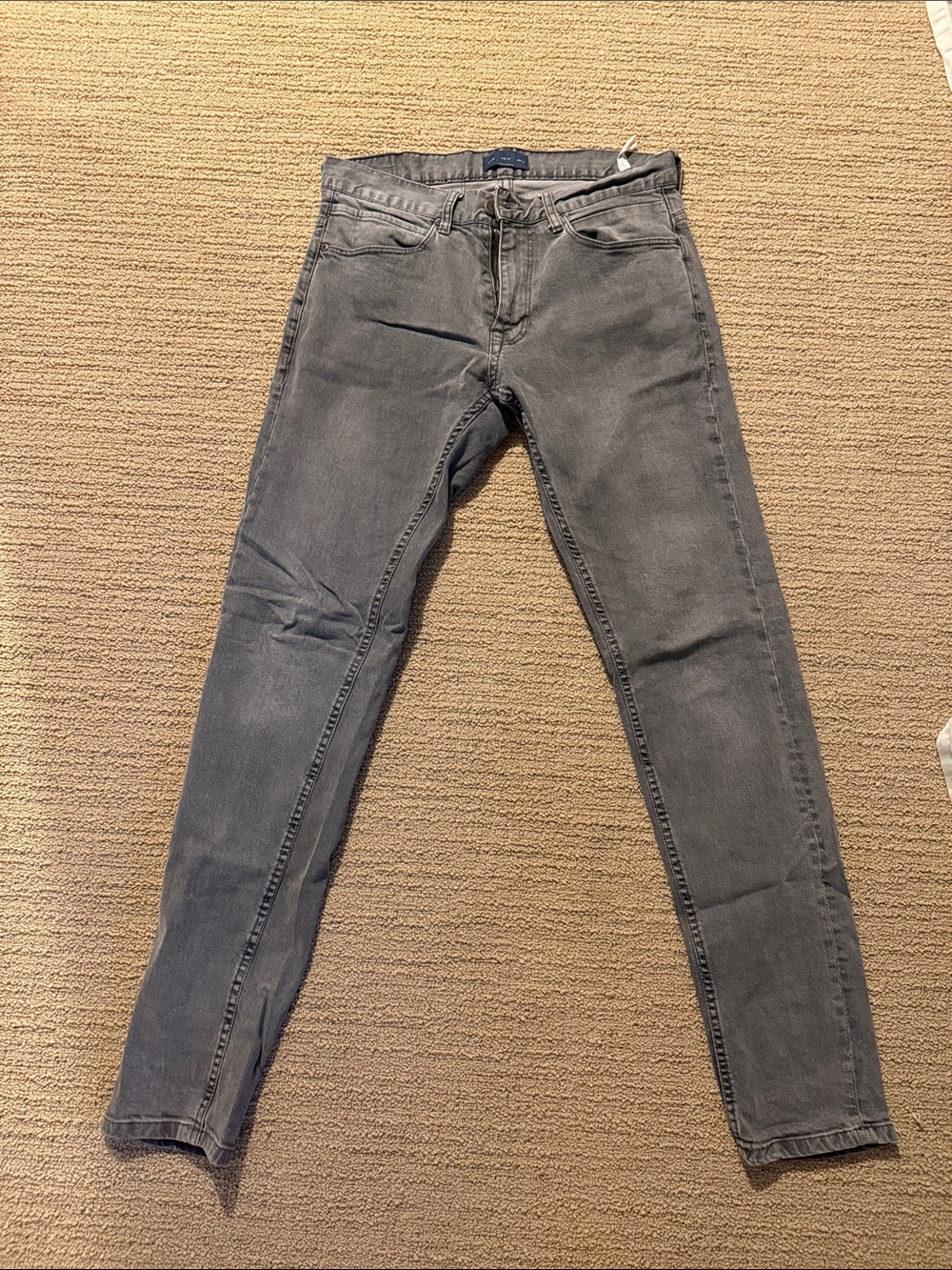 Zara Men Slim Jeans — Gray Wash
